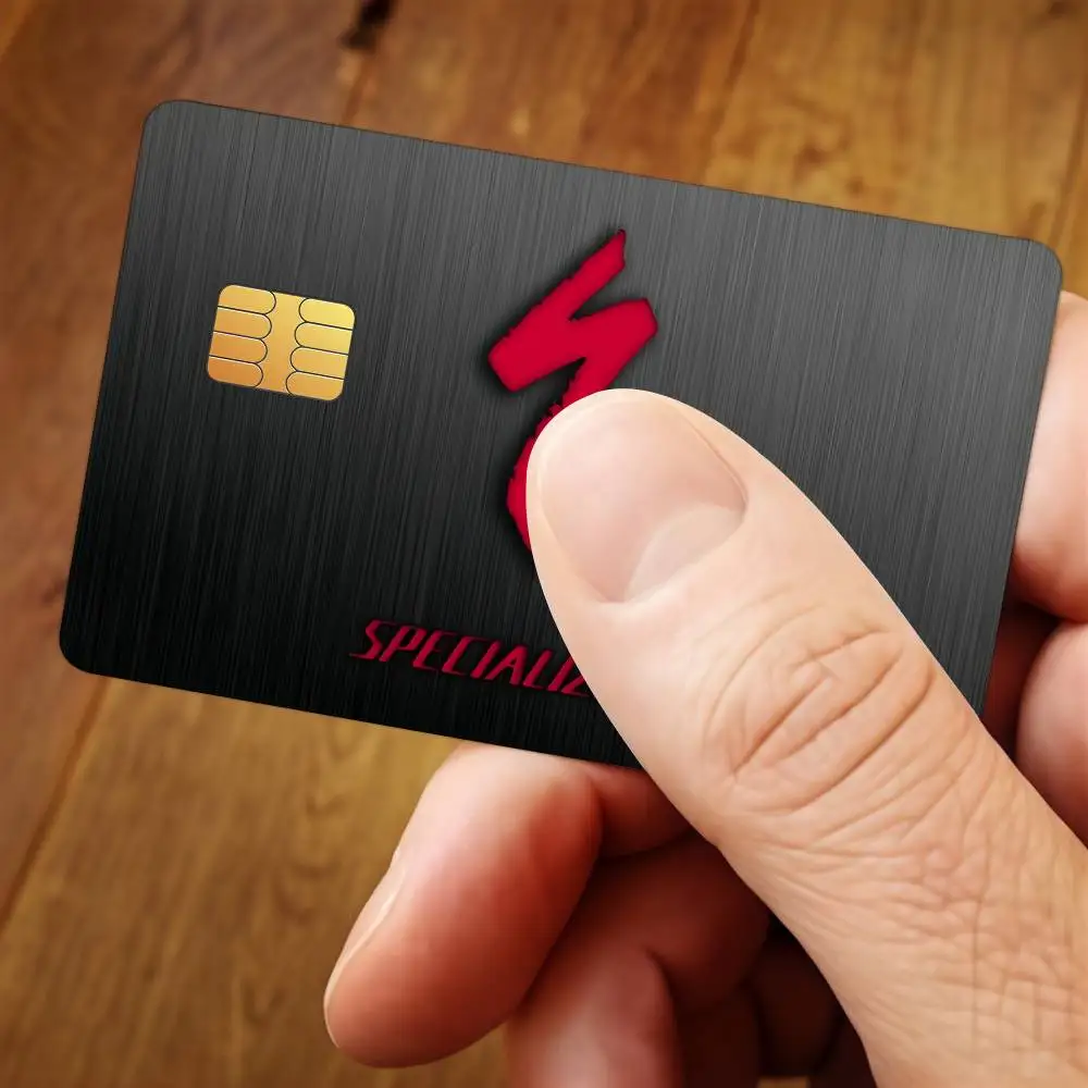 Brand  Credit Card Public Transportation Cards Protective Sticker S-SpecializedS Waterproof Card Face Decoration 4PCS