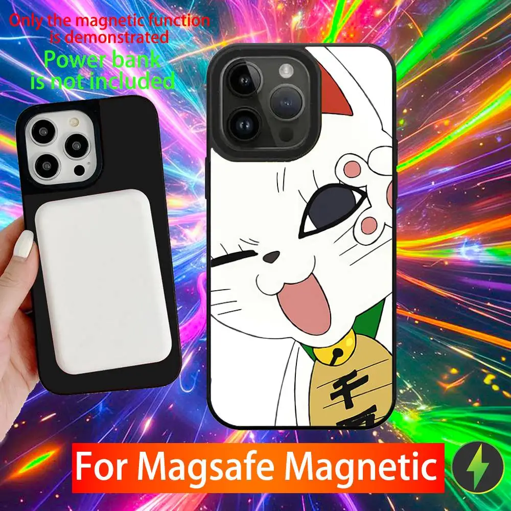 حافظة هاتف Turbo Granny لهاتف iPhone 16,15,14,13,12,11,Pro,Max,Plus,Mini,SE شحن لاسلكي مغناطيسي جديد Magsafe