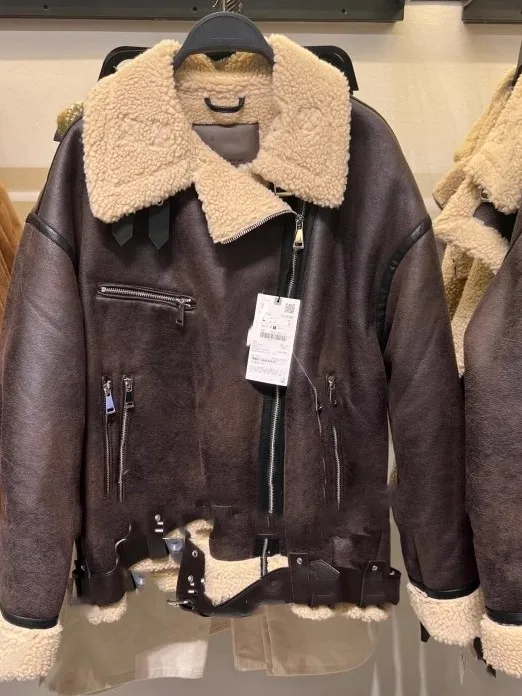 

Осень-зима, Новое поступление, женский свободный дэт на подкладке с поясом, двусторонняя верхняя одежда из полиэфирного волокна на молнии...