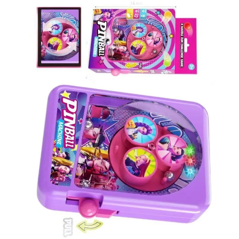 آلة ألعاب الرخام الدوارة ذات التأثير الصوتي لفريق الفتاة السحرية من Hunter's، هدية عيد الميلاد والعام الجديد