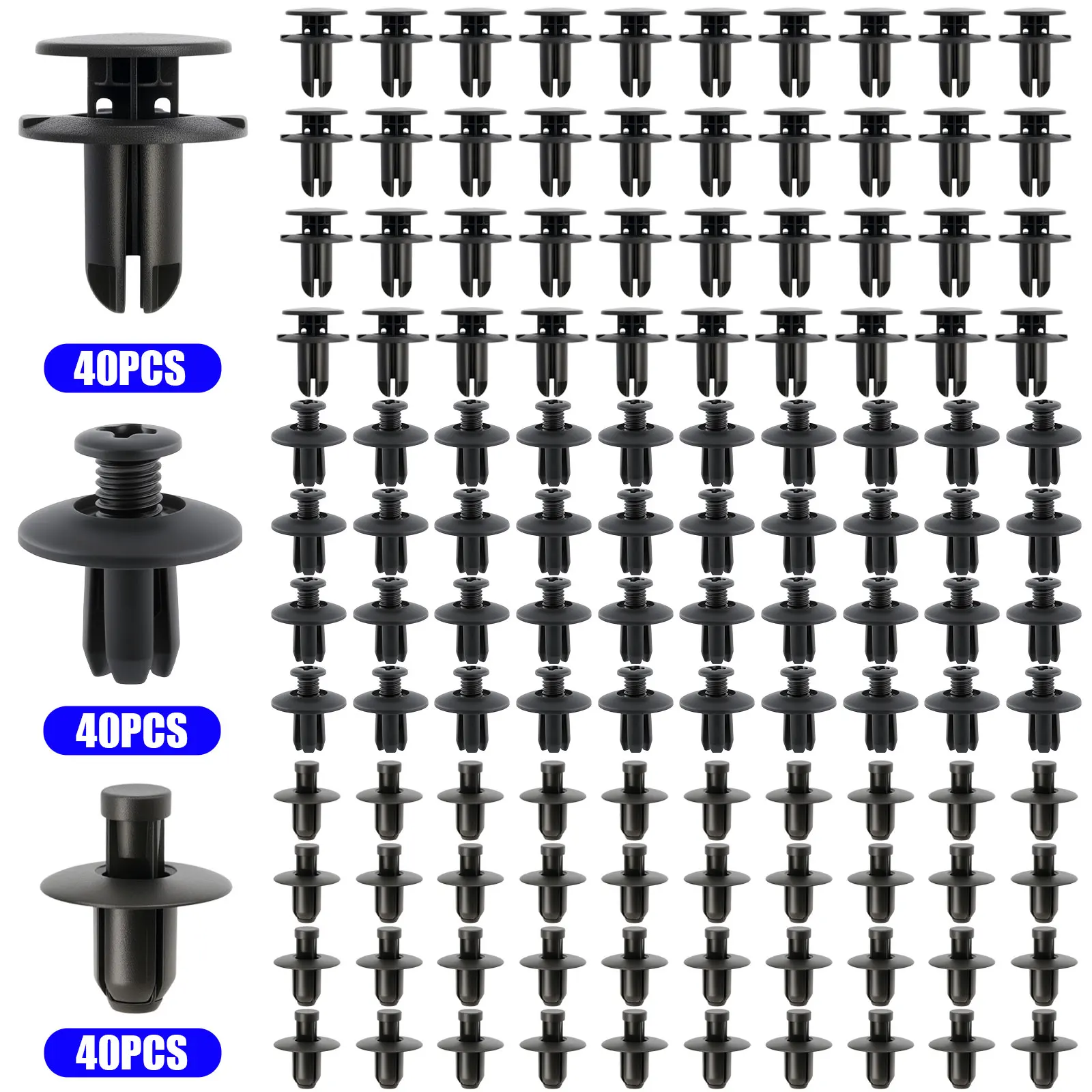 

120PCS Bumper Engine Under Conver Fastener Fender Liner Retainer Clip 86595-2T500 86590-28000 86155-2H100 For Hyundai Kia
