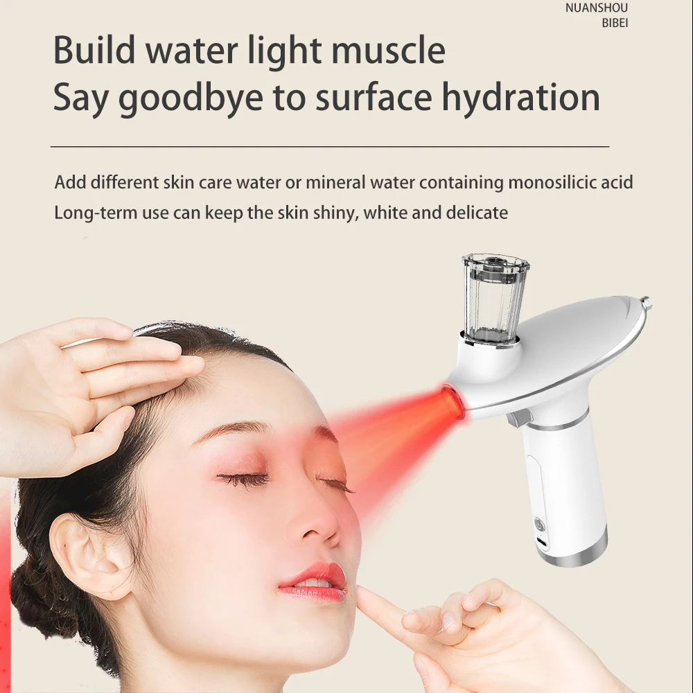 

Nano Facial Mister Spray Guns Humidifier Moisturizing Hydration High Performance Face Steamer for Facial Deep Cleaning