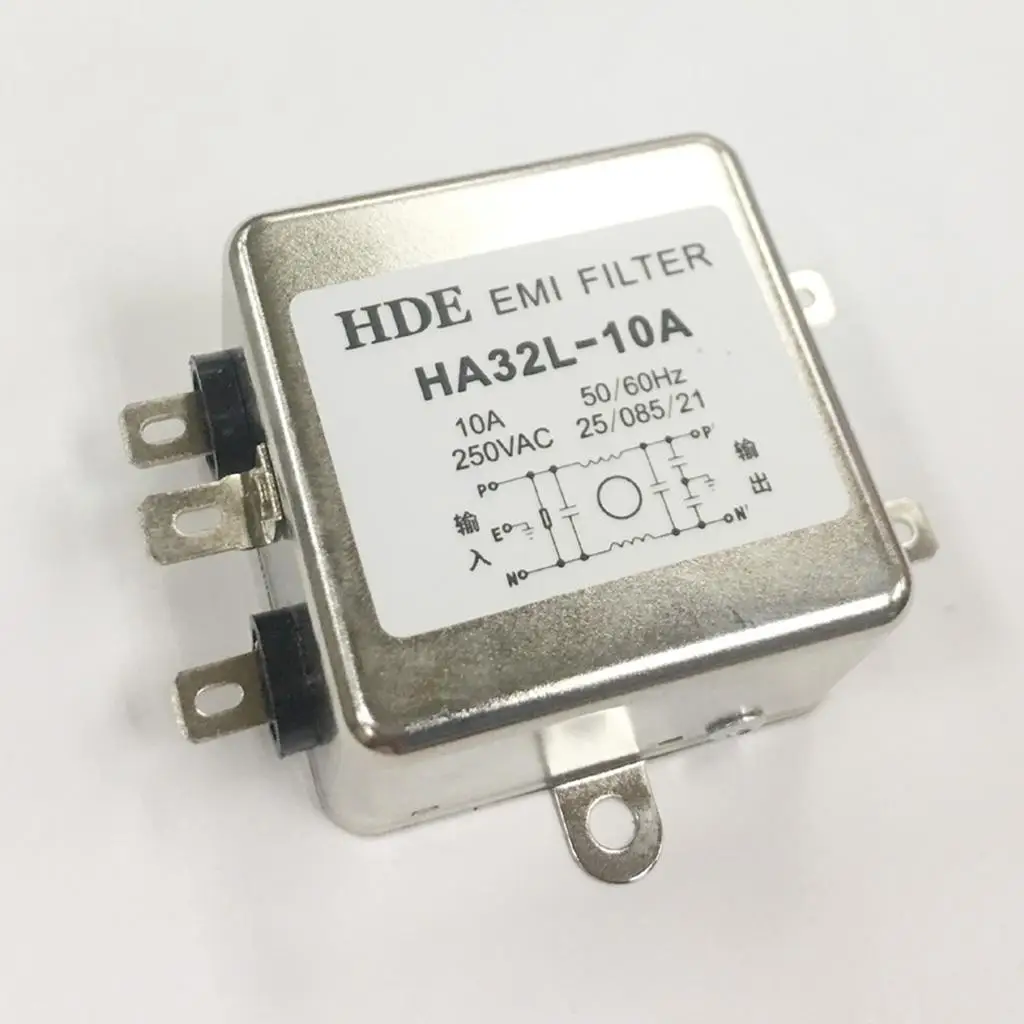 Single Phase Power Filter, HA32L-10A 50Hz/60Hz Anti-interference