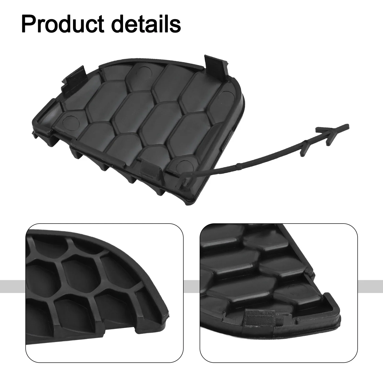 For Jeep Renegade 2015 2020 Rear Bumper Tow Hook Cover Hook Eye Cover Part Number 735645726 Unpainted Finish