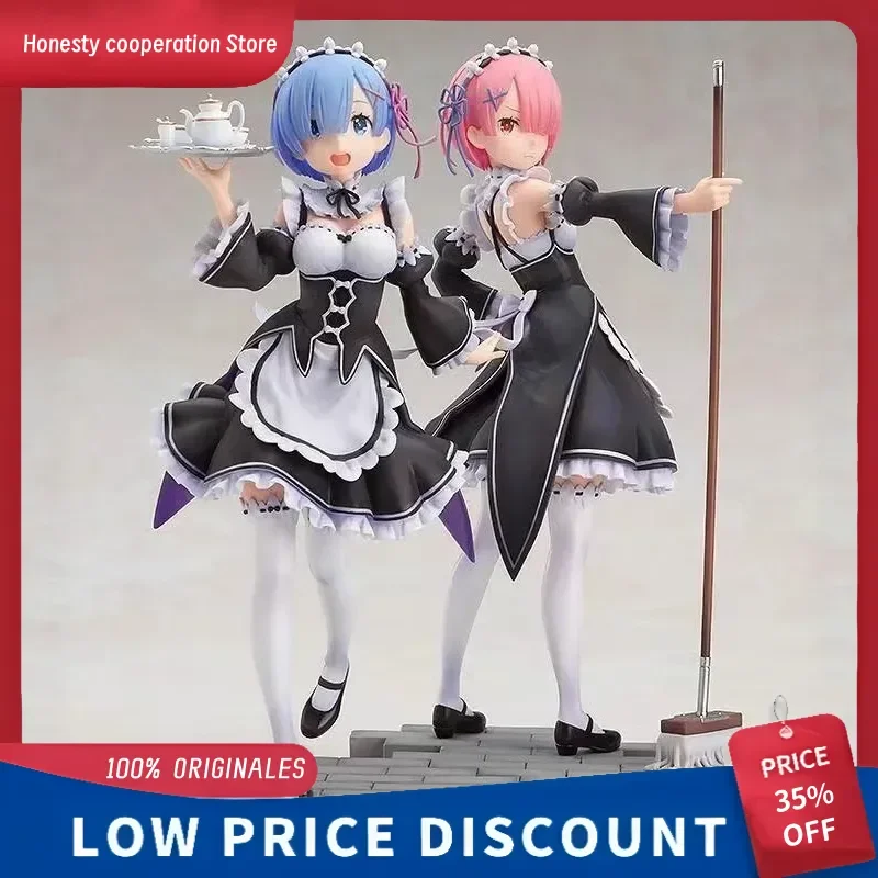 

Re: Life In A Different World From Zero Series Rem Ram Cute Girl Maid Pvc Figure Toys Collect Decoration Anime Birthday Gifts