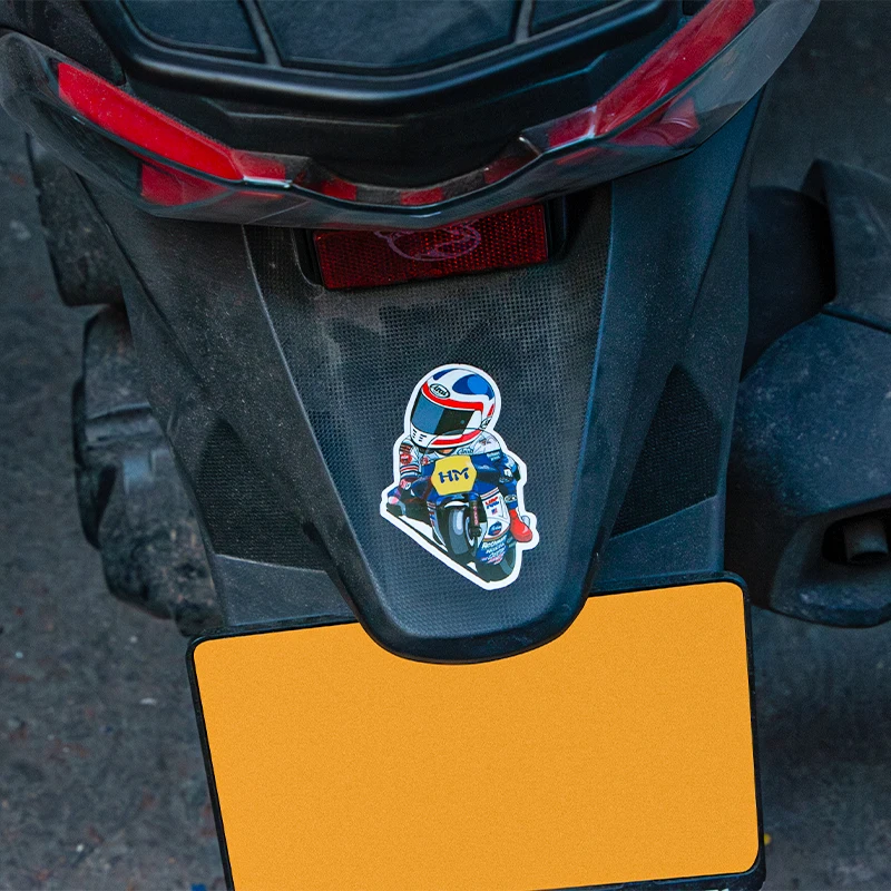 3D Motorcycle Cartoon Car Body Tip Decoration Stickers Race Car for Honda Yamaha Bmw Cafe Racer Emblem Badge Decals Modified