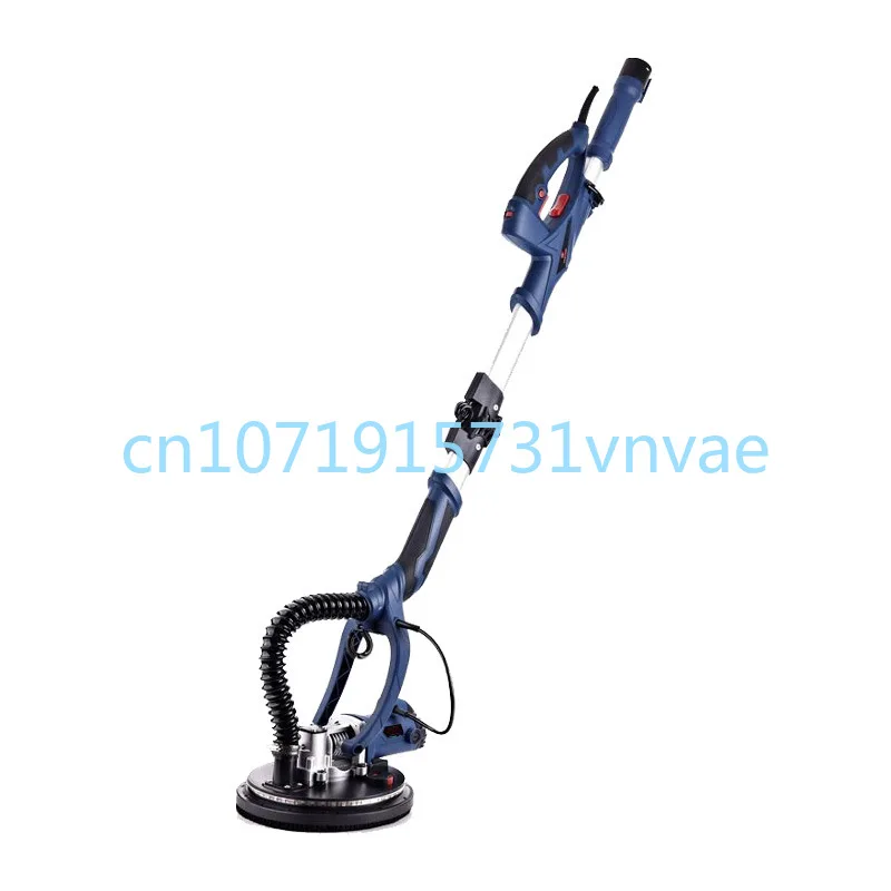 

LED Light with Self-Dust Collection Wall Grinding Machine Electric Handheld Polishing Machine Telescopic Long Brush Holder Wall