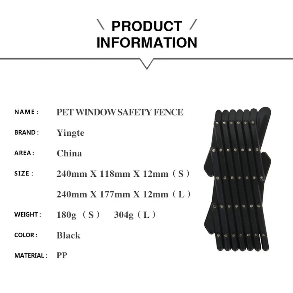 Grille de Protection Extensible pour Animaux de Compagnie, Fenêtre de Ventilation, Accessoire de Voyage, Porte Magique pour Chien