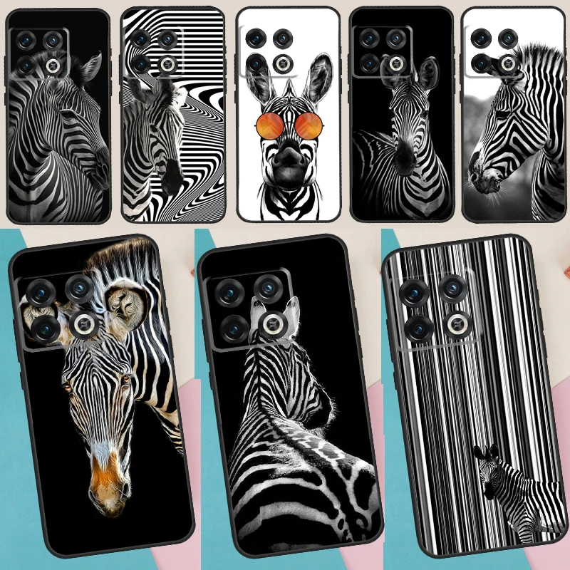 Funda Zebra para OnePlus Nord N30 N20 CE 5 2 3 4 Lite OnePlus 15 R 13 12 11 9 8 10 Pro 10T 13R