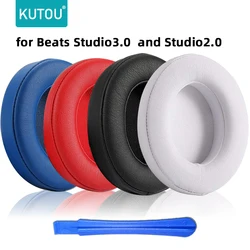 KUTOU Replacement Ear Pads Cover for Beats Studio 3 2 Wireless Headphone Earpads Studio3 3.0 Ear Cushion Earmuffs Accessories