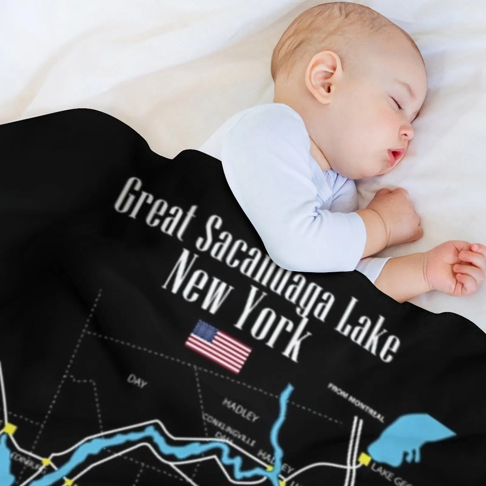 Kopia koszulki Ghost Boo T-SGreat Sacandaga Lake, mapa Great Sacandaga Lake, koszulka New Yorkhirt, koszulka Halloween Ghost Boo, koc.