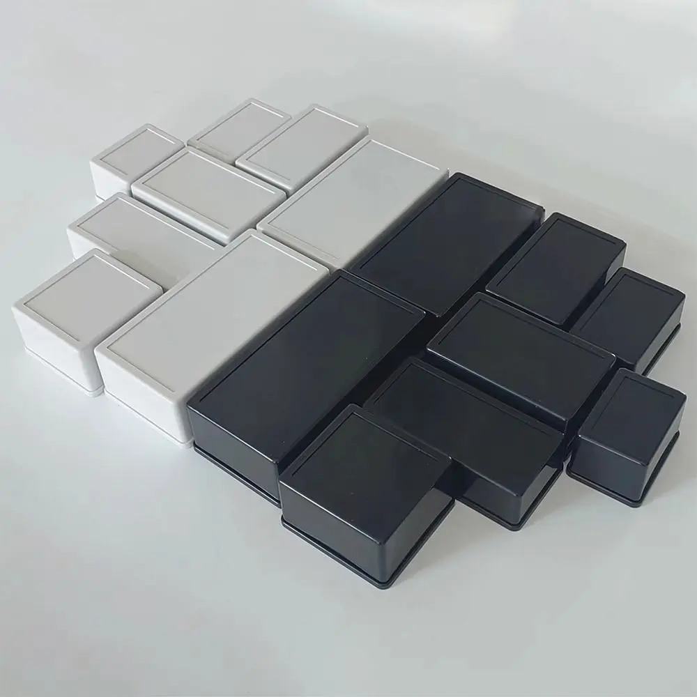 Waterproof Project Enclosure Boxes White Black 10 Styles Storage Case ABS Plastic Housing Instrument Case Electronic Supplies