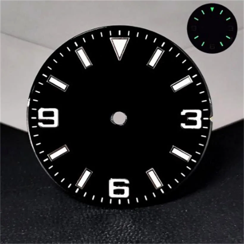 

28.5mm Pink Black Blue Green Red Luminous Watch Dial Suitable For NH35 Mechanical Movement Watch Accessories