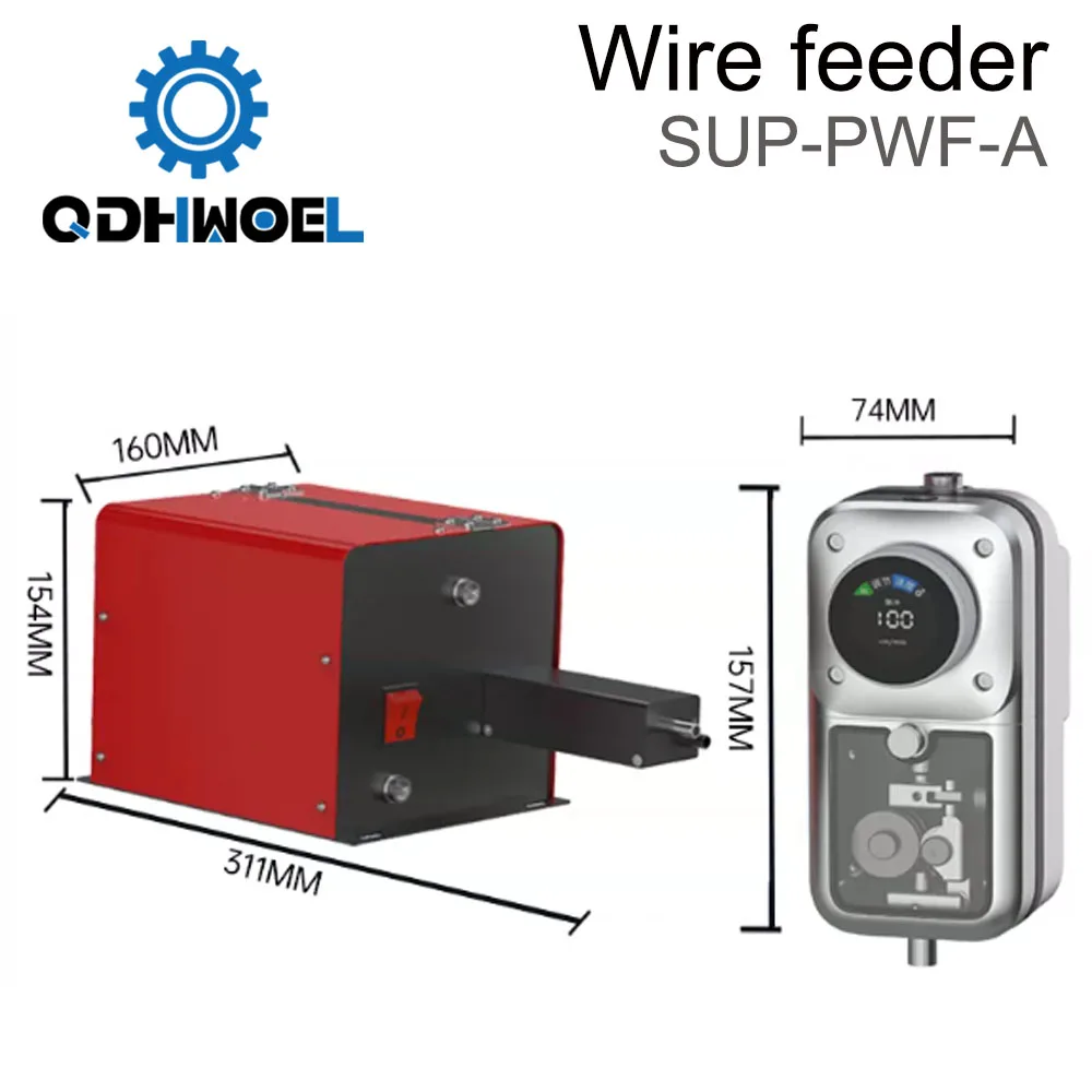 SUP-PWF-A Push-Pull Automatic Wire Feeder for Laser Welding Long Distance Stable Wire Feeding