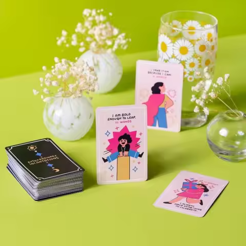 9*6cm Extraordinary Incantations Tarot &amp; Oracle Deck 78 Pcs Mini Cards Portable