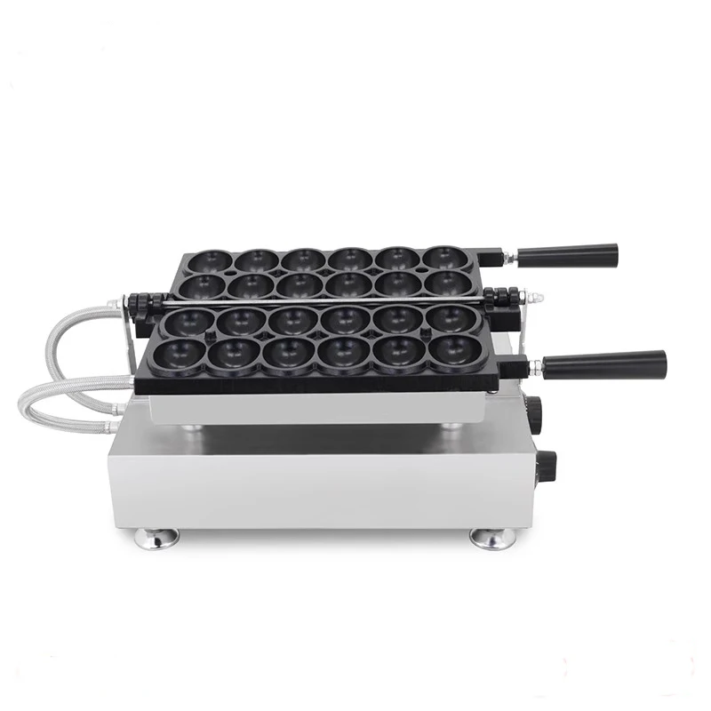 12 Pcs Electric Waffle Iron 110V/220V Egg Shape Waffle Machine Commercial Eggs Waffle Maker Pastry Baking Machine