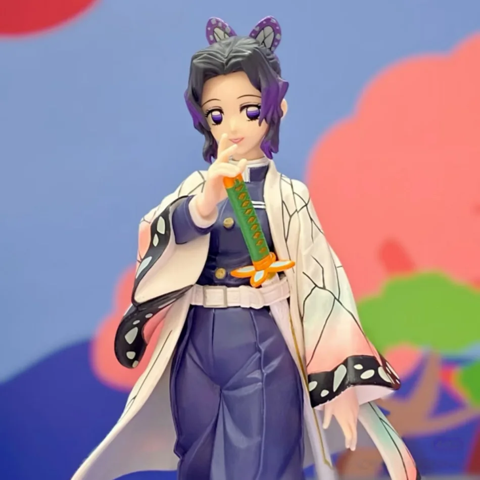 15CM Anime Demon Slayer Figur Kochou Shinobu Kamado Nezuko Figur Kimetsu no Yaiba Kizuna no Sou Action-Standfiguren – Detail 4