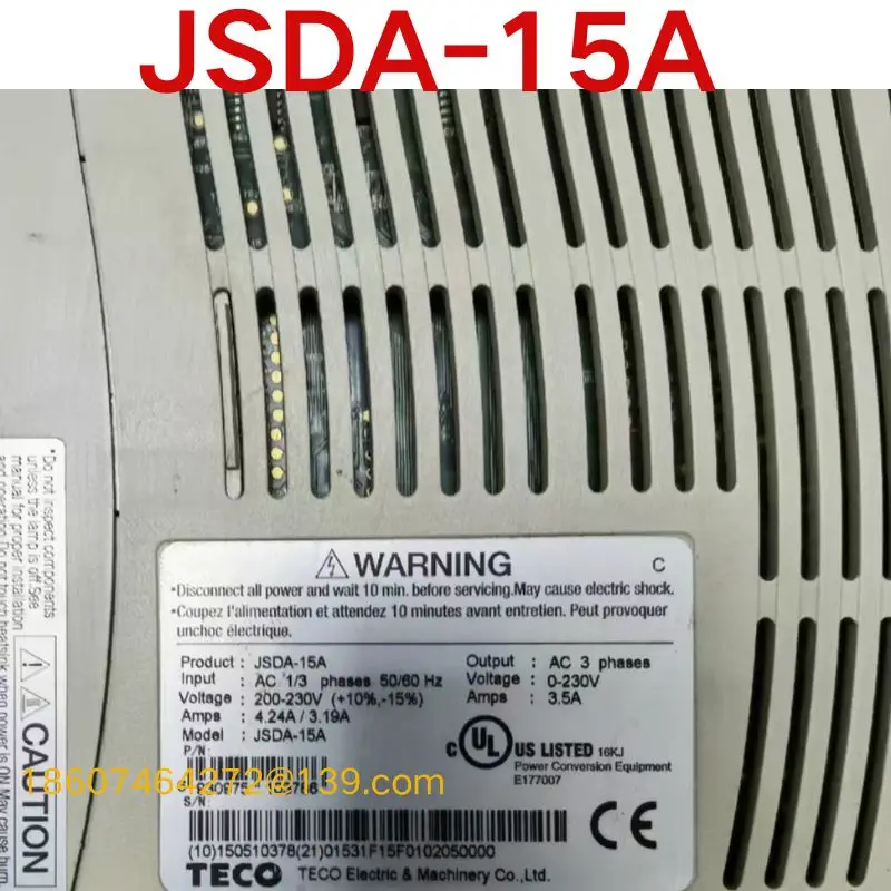Second-hand test OK .  Servo Drive  JSDA-15A