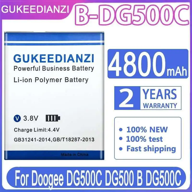 

Легкий аккумулятор для мобильного телефона B-DG500C для Doogee DG500C DG500 B, быстрая зарядка 4800 мАч