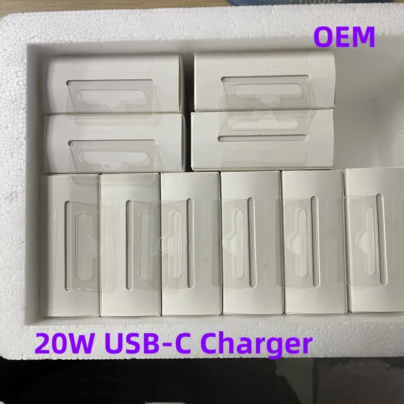 10Pcs/lot 20W Genuine OEM 20W Charger Fast Type C PD Charger For Phone 15 14 13 12 Pro Max USB C 20W Power Adapter With Box