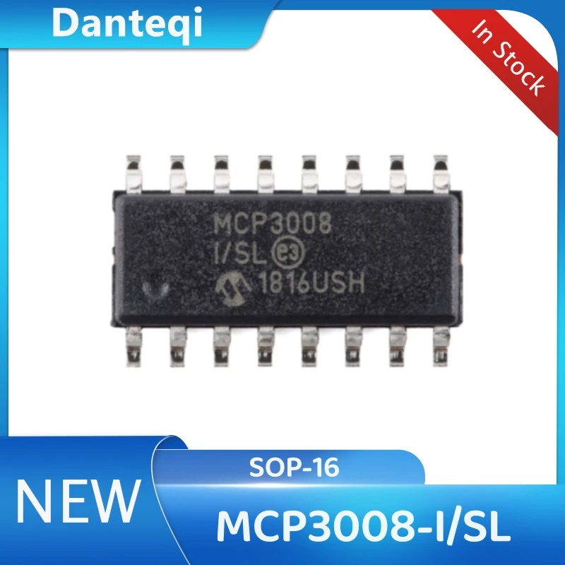 

5PCS/LOT MCP3008-I/SL MCP3008I/SL MCP3008 SOP-16 Chipset