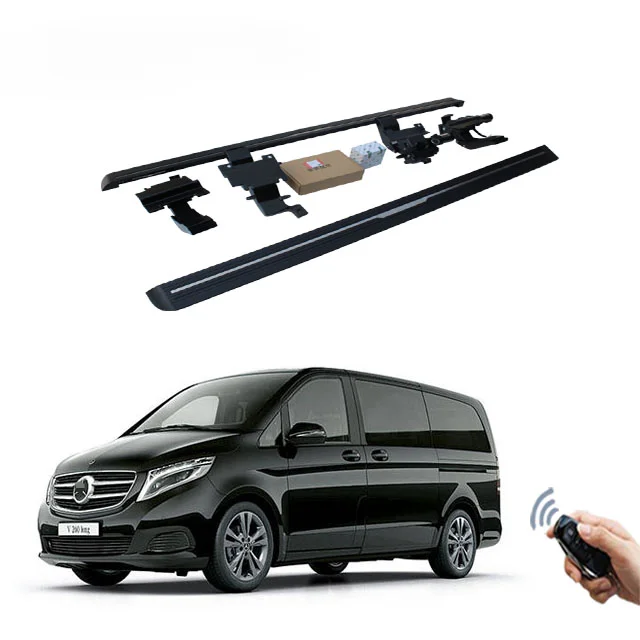 Mercedes Benz Vito V260 V26L Electric Side Step Carbon Fiber Printed Electric Running Board