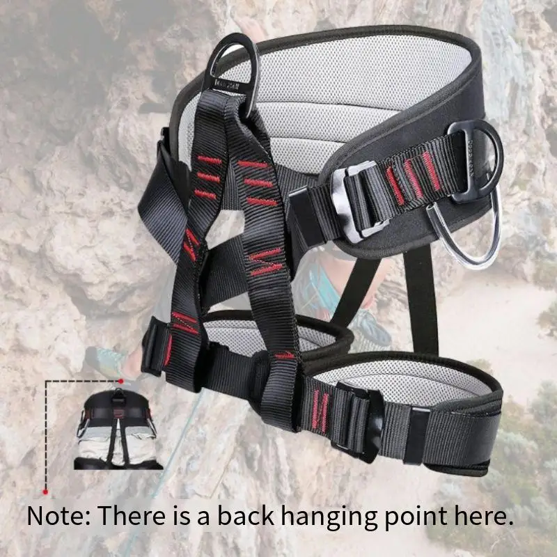 Safety Harness for Construction Workers Half Body Roofing Harness Kit High Altitude Safety Belt Padding Protection Safe Rop