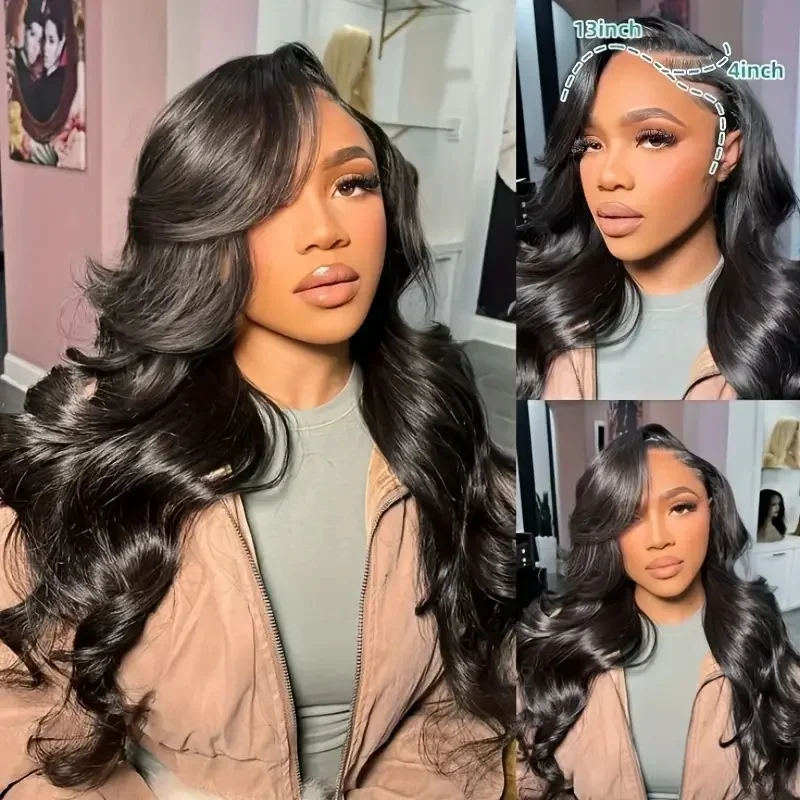 30 36 Inch 13x6 Hd Body Wave Lace Front Wigs Human Hair 200% Density Human Hair Wigs For Black Women 5x5 Glueless Wigs No Glue