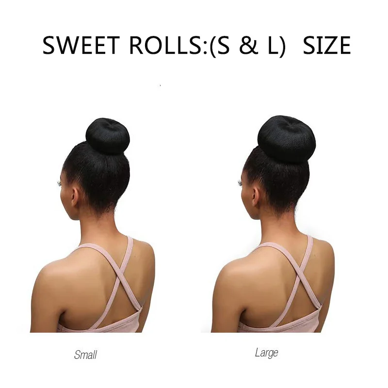 Synthetic Chignon Donut Hair Fake Bun Hairpieces Natural Accessories for Women Clip in Hair Extension