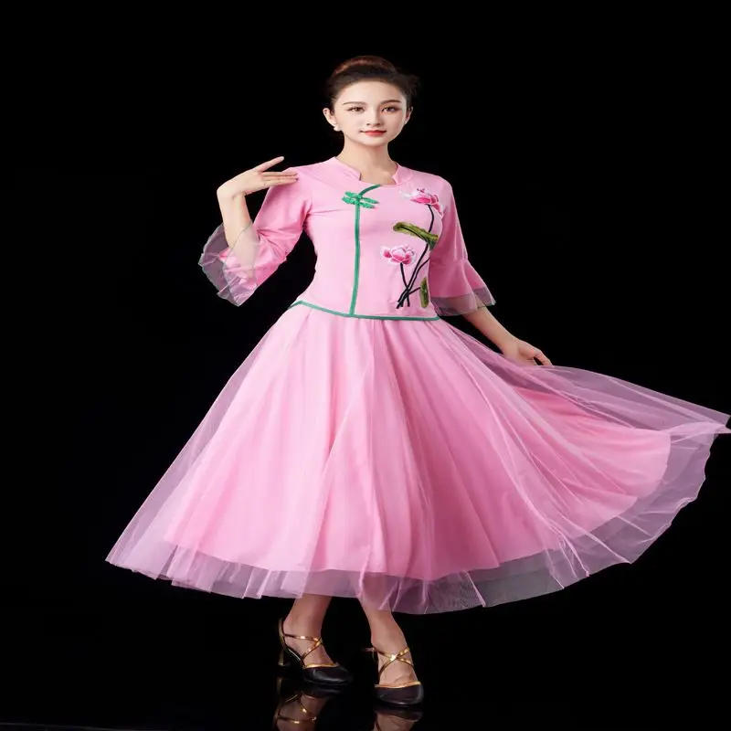 ensemble-de-costumes-de-danse-de-rue-rouge-2026-pour-competitions-de-danse-et-spectacles-de-groupe-pour-personnes-d'age-mur-et-agees-tenue-de-danse-yangko