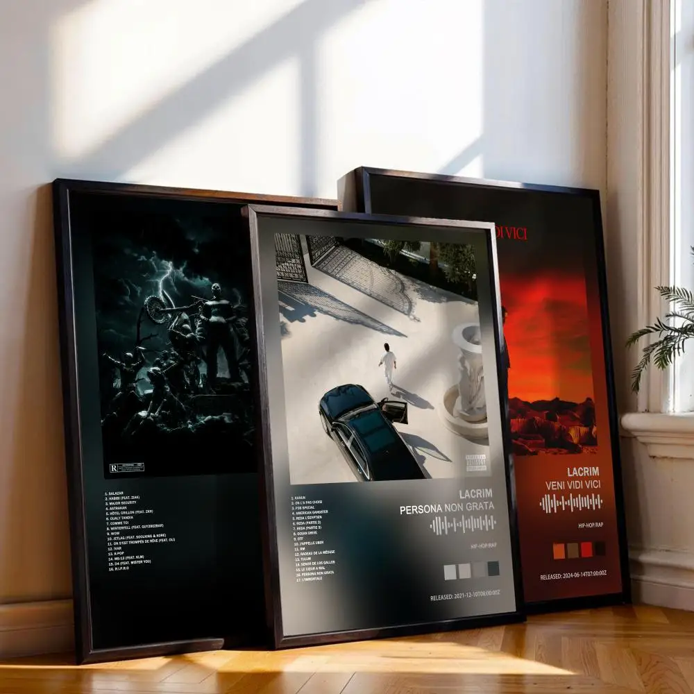 Lacrim Poster Musik Album Cover für Zimmer Leinwand Malerei Druck Kunst Home Wand Dekor Bild Geschenk
