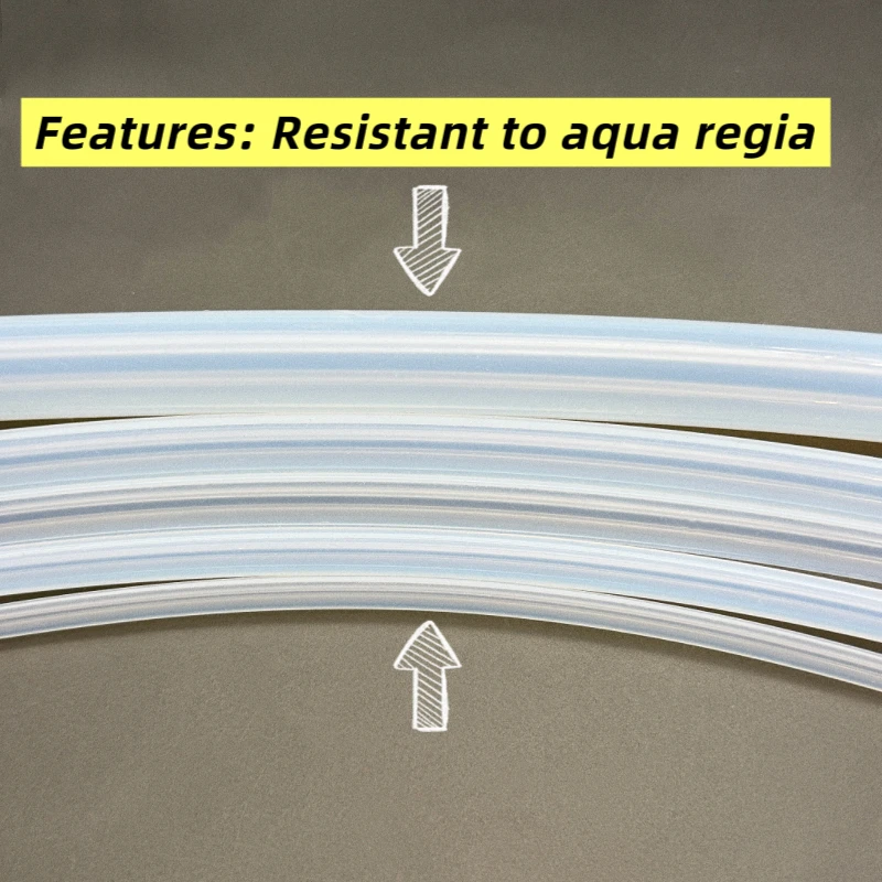 PTFE Translucent Capillary Tube ID 0.8mm~2mm Fluorine Plastic high temperature resistant Capillary Tube Precision Applications