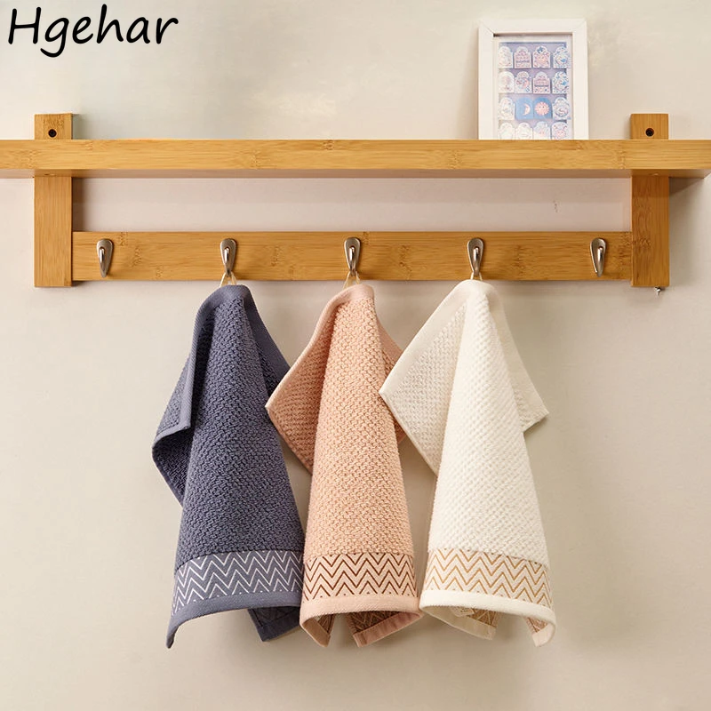 

Face Towel Solid Plain 34x35cm Cotton Soft Skin-friendly Cozy Comfortable Home Textile Household Washable Shower Absorbent