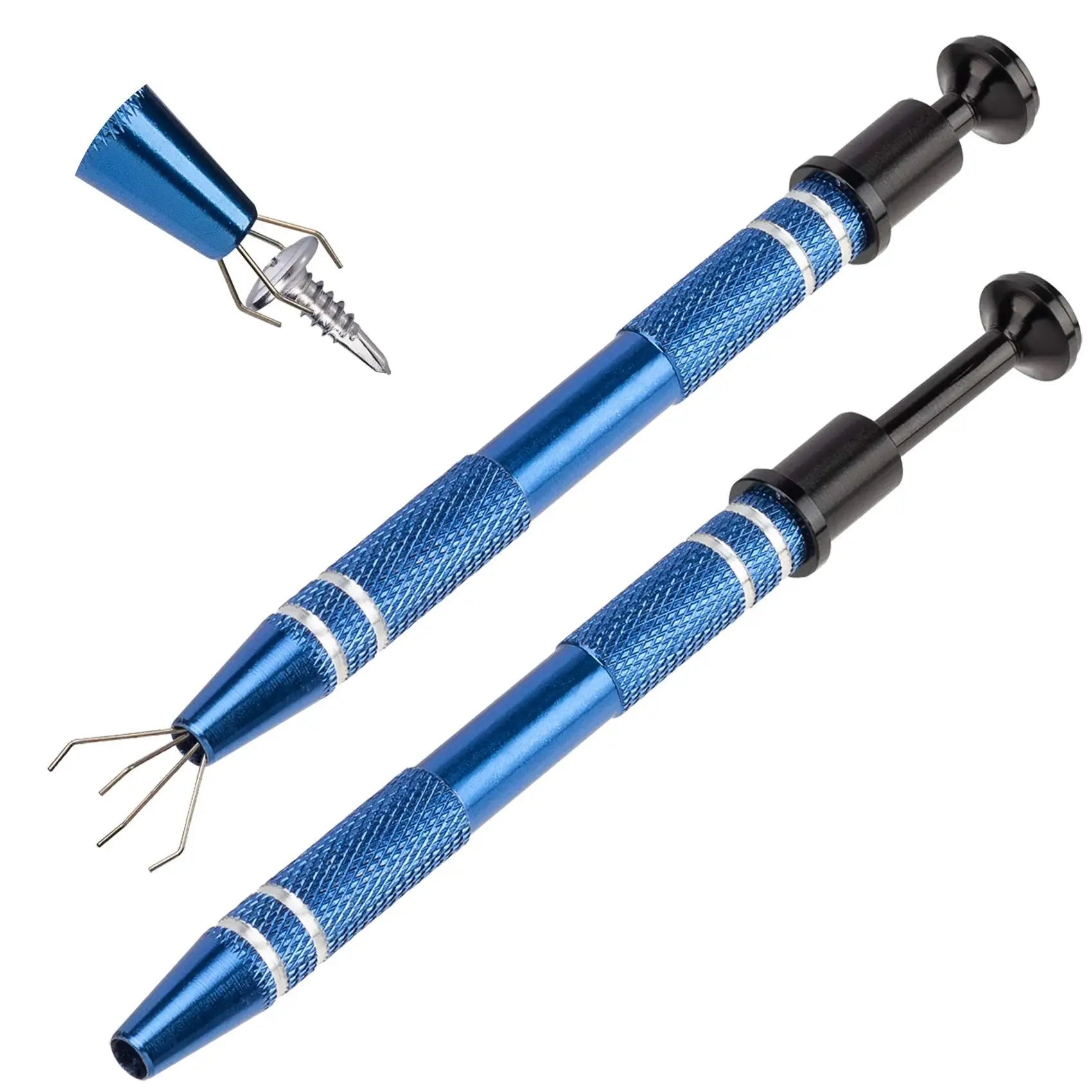 Pinzette professionali a 4 artigli Estrattore IC Pinzette per gioielli Parti di precisione Pinzette per morsetto Estrattore per raccolta componenti elettronici