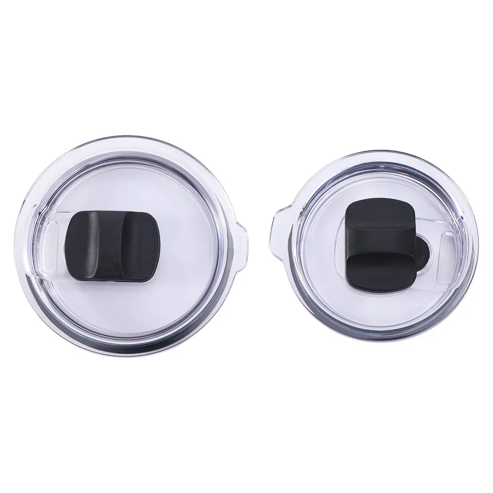 20/30 Oz Replacement Lids Magnetic Slider Spill Proof Tumbler Mug Lid Clear Tumbler Switch Tumbler Cover Coffee Cup