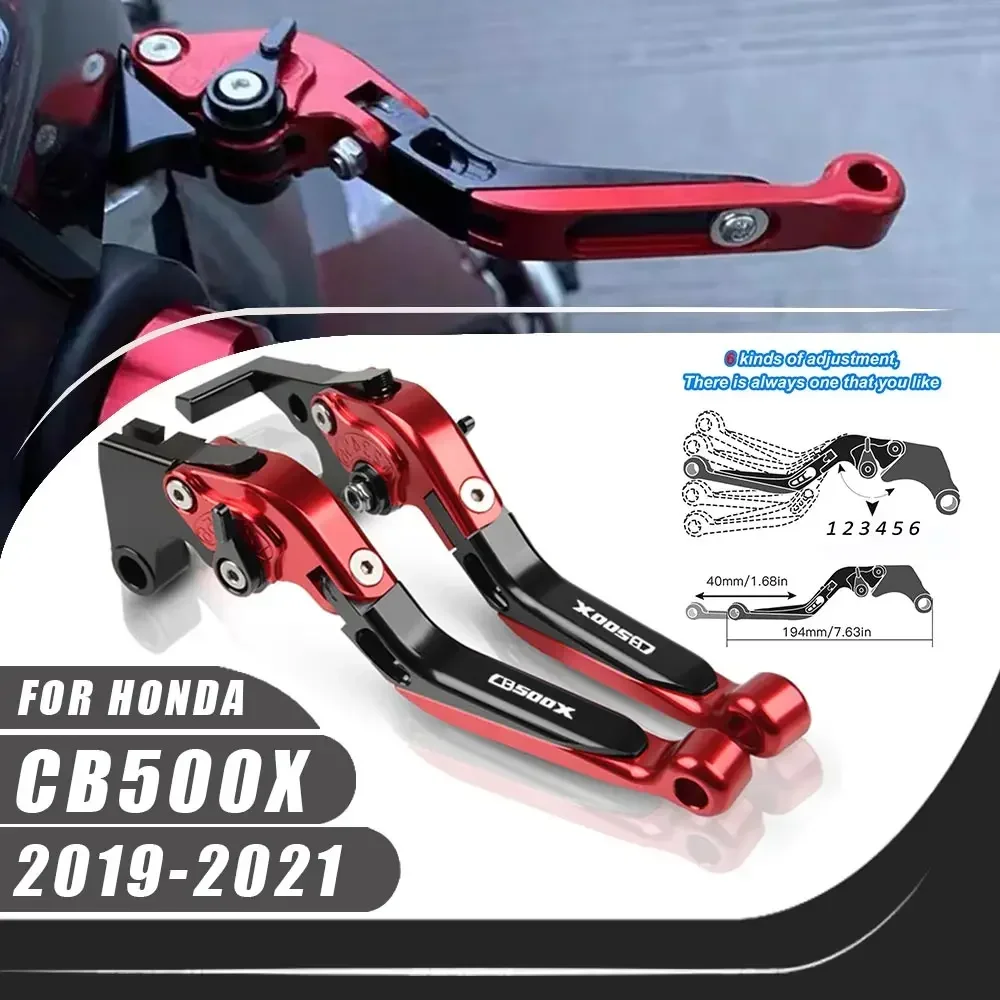 

For Honda CB500X CB 500X 2013-2022 Clutch Lever Brake Lever Set Adjustable Folding Handle Levers Motorcycle Accessories Parts