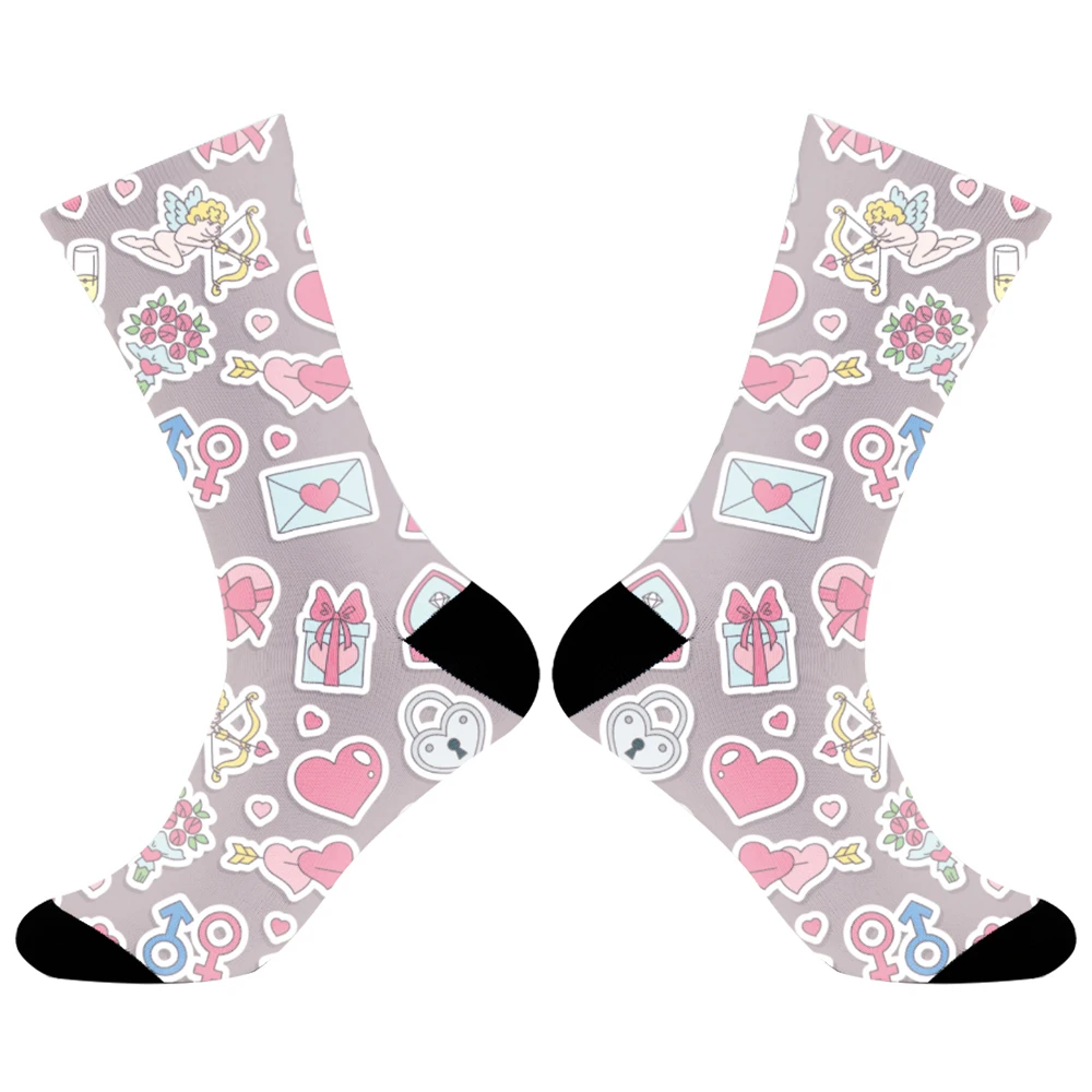 2024 New Summer Animal Print Harajuku Socks Design Cute Socks Abstract Style Art Socks