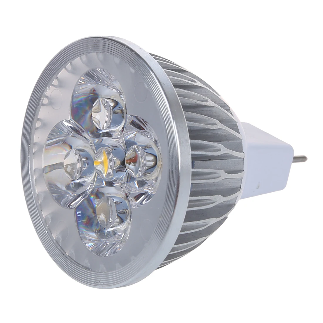 

ABPP-10X MR16 4W 4 LED Day White Energy Saving Spotlight Light Lamp Bulb 12V Light