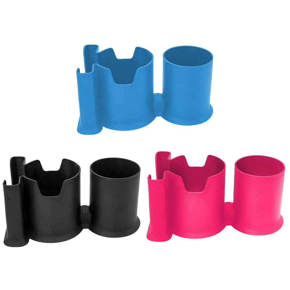 Paddleboard Cup Holders Double Cups 2 In 1 Waterproof Plastic Kayak Drink Phone Storage Rack Support for Watercraft Canoe SUP view 4