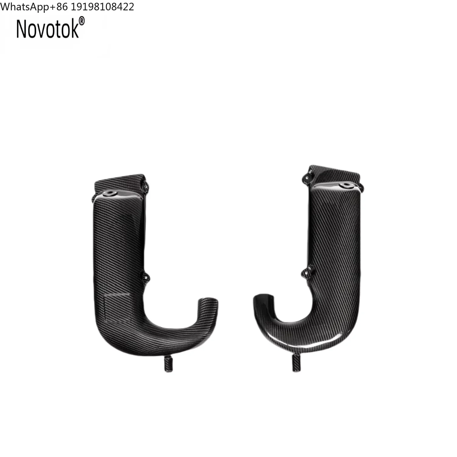 17-22 Improve Driving Speed Real Dry Carbon Fiber Intake System For Mercedes-benz W253 Glc63/glc63s 4.0t Engine Air Intake Pipe