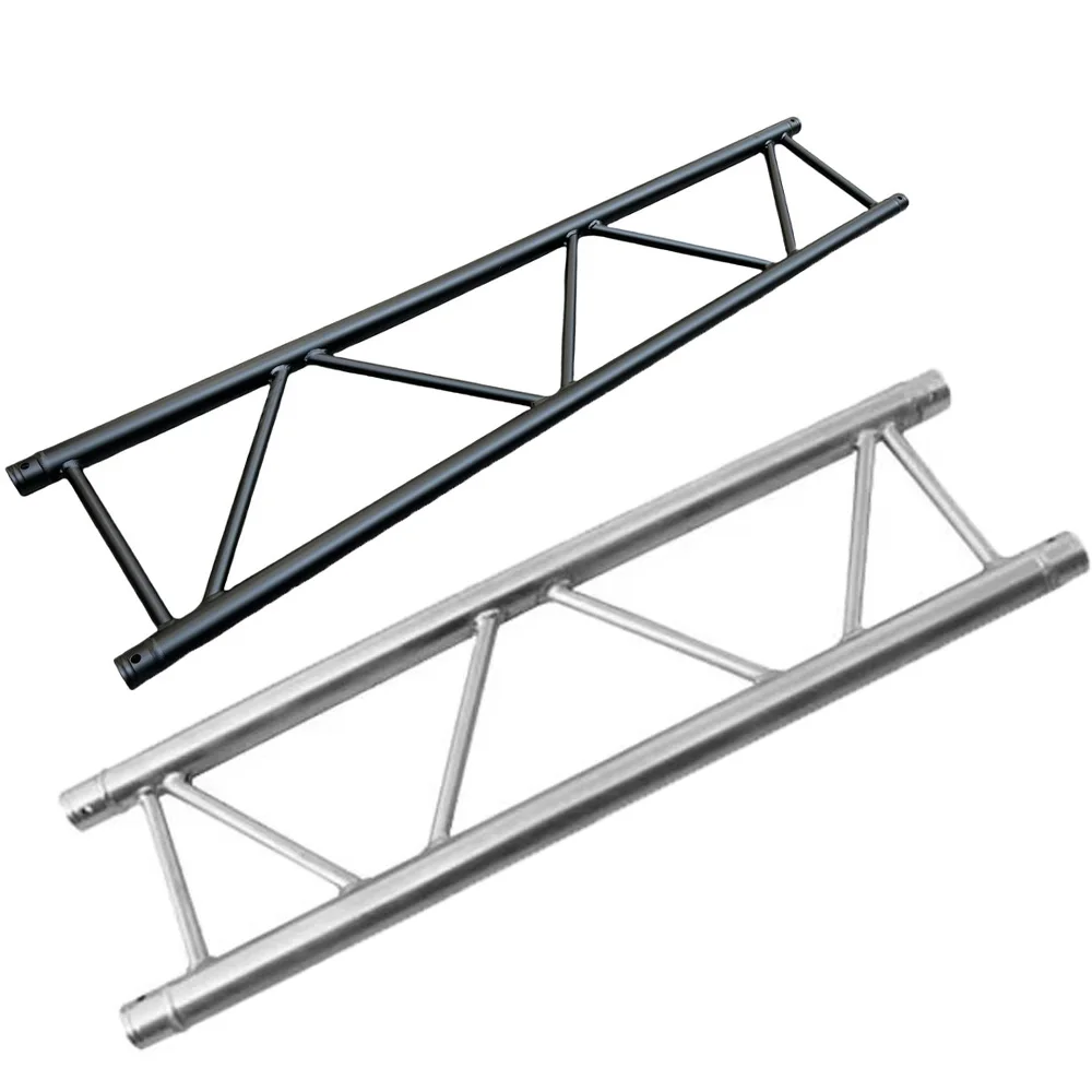 Aluminum Ladder Spigot Truss 5pcs Black Backdrop Stage Truss System 1M Length for  F34 Trussing Event Stage Light Setup System