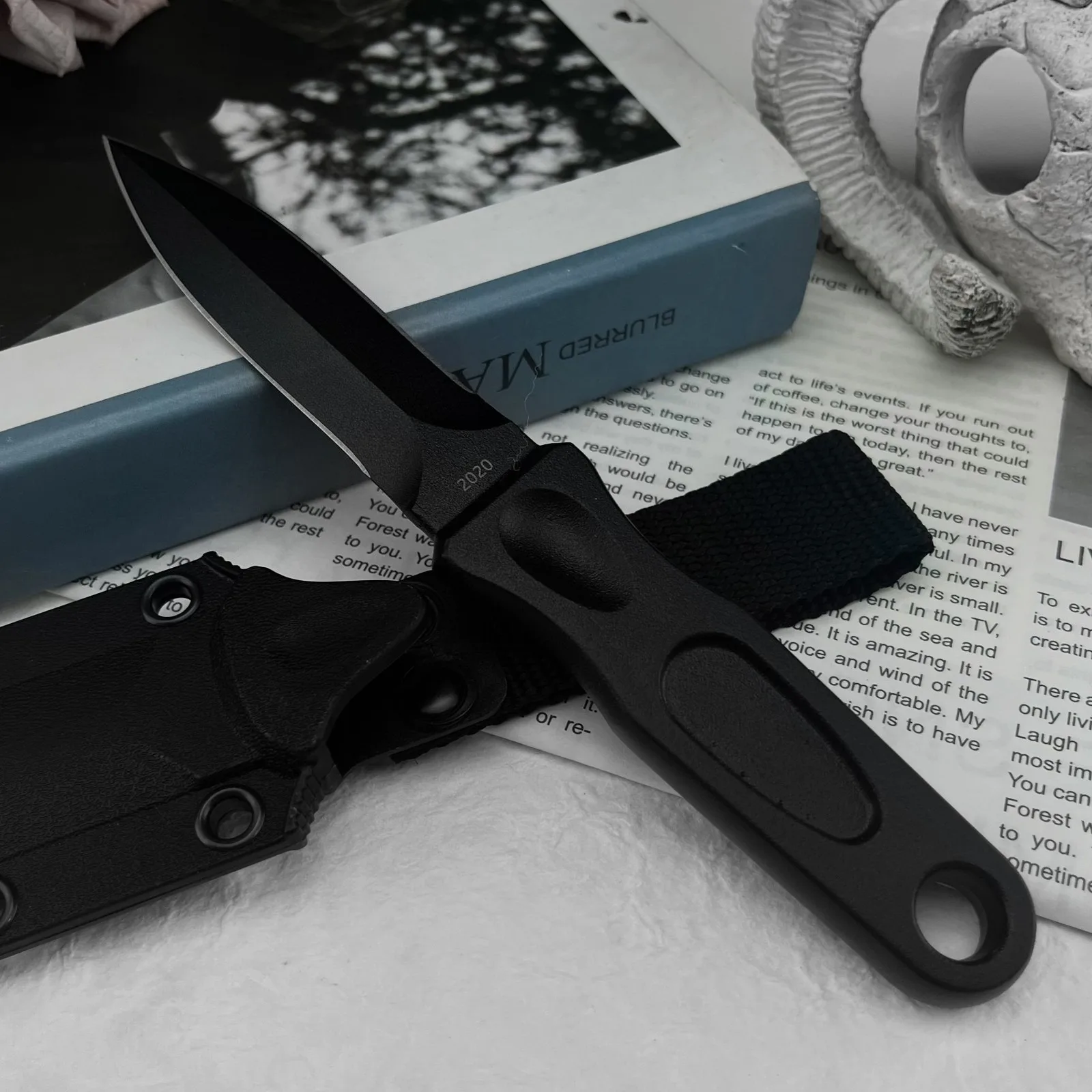 

Мужской нож с фиксированным клинком из стали 8Cr13MoV для активного отдыха, кемпинга, туризма, EDC-инструмент, многофункциональный нож для походного рюкзака