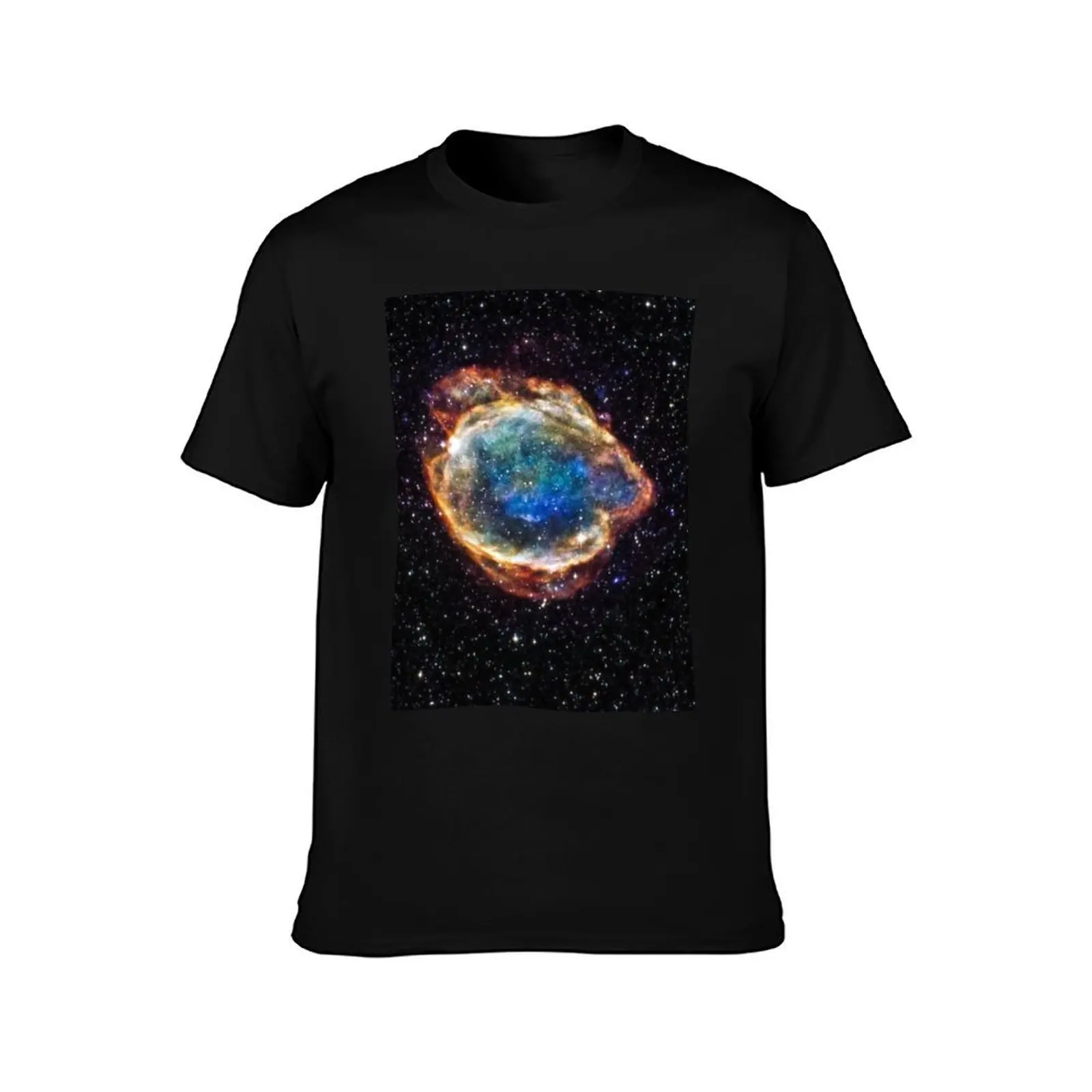 Ring Nebula Constellation of Lyra T-Shirt Large Size Basic Casual T-Shirt