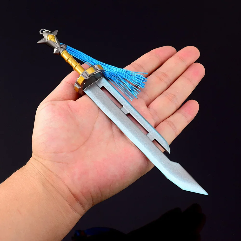 The Legend of Zelda Weapon Razor Sword Link 22cm Metal Game Peripheral Katana Sword Model Keychains Ornaments Toys Gifts Boys