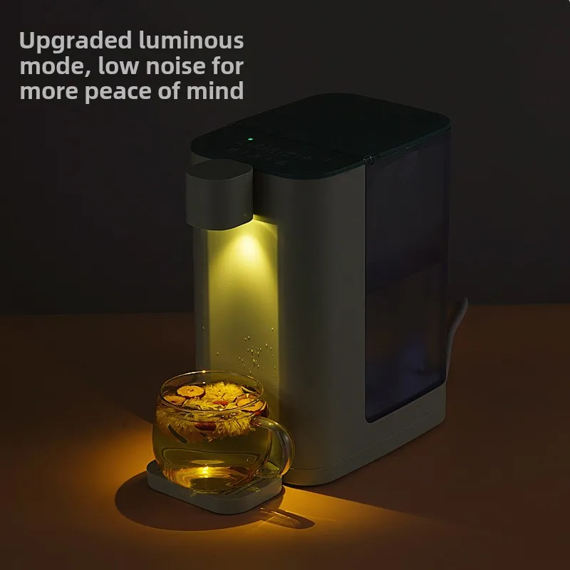 Pequeño dispensador de agua caliente instantáneo, bebedero directo de escritorio con tanque de agua, té de elaboración de leche caliente instantáneo de tres segundos