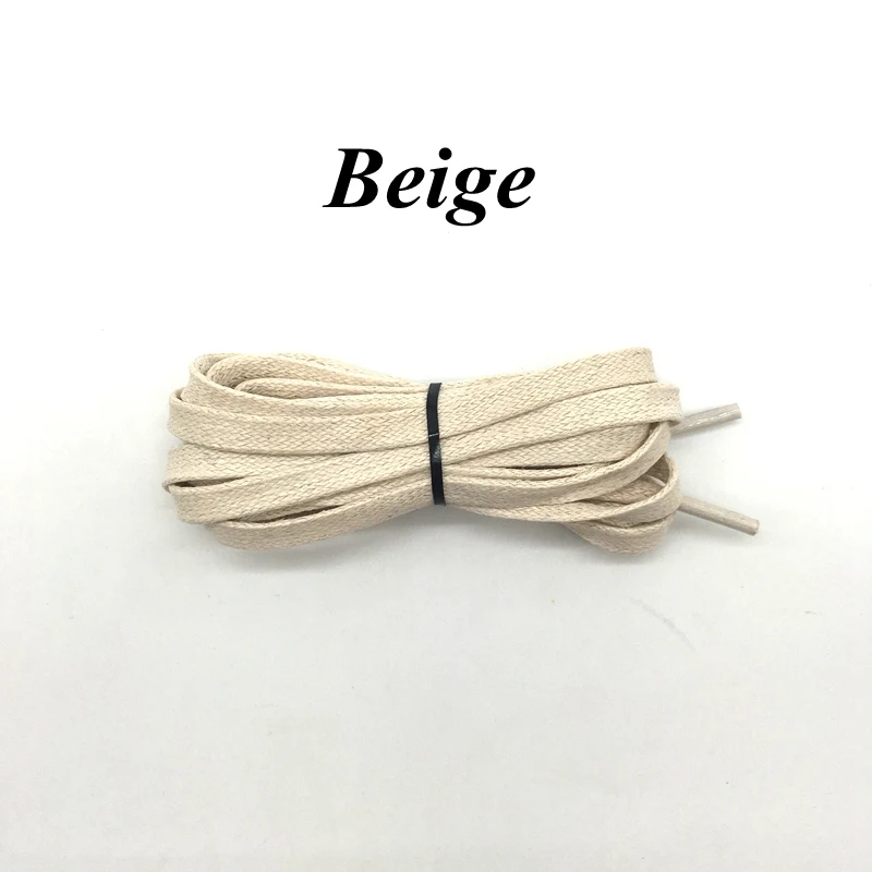 1 Paar gewachste flache Schnürsenkel aus Leder, wasserdicht, Freizeitschuhe, Schnürsenkel, Unisex, Stiefel, Schnürsenkel, Länge 60, 80, 100, 120, 140, 160, 180 cm, P3 – Detail 6