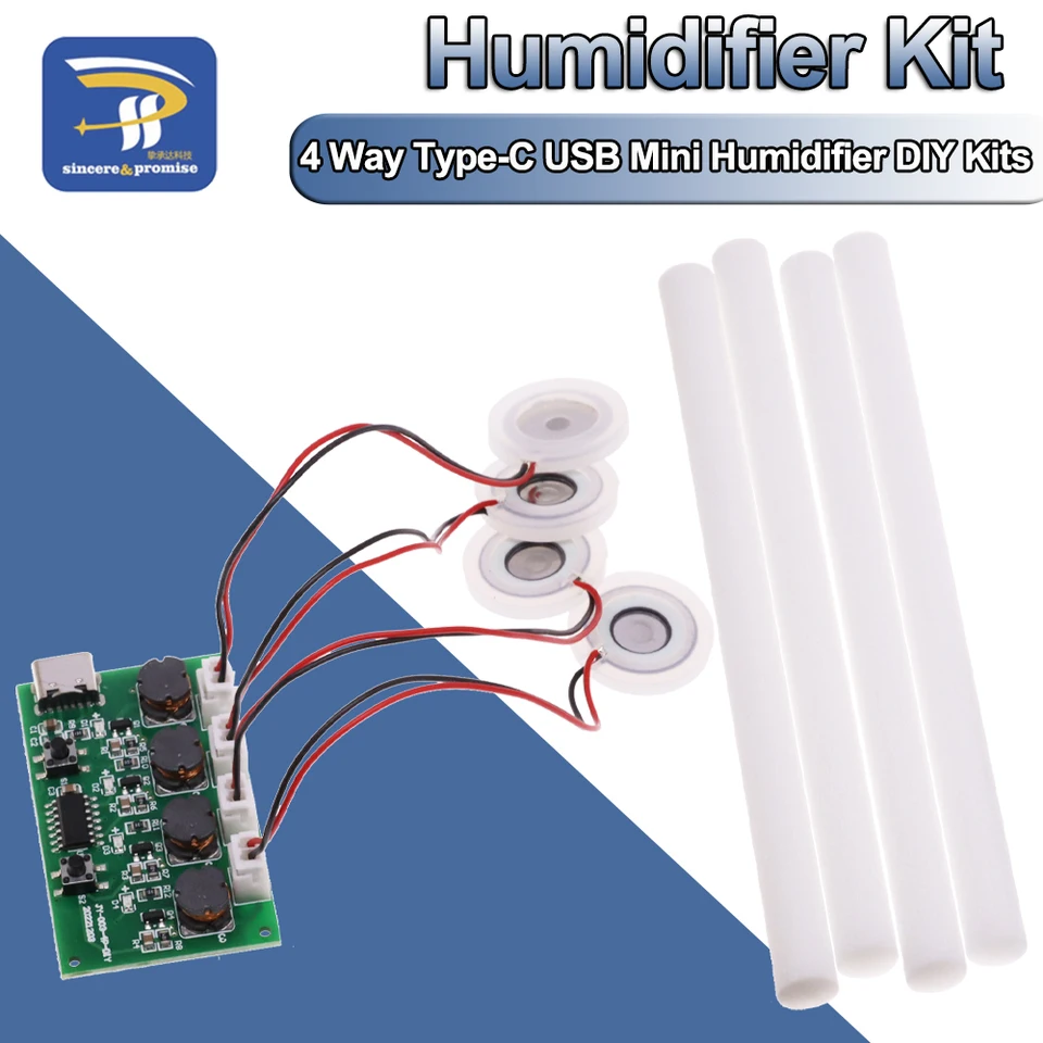 HURRISE Mini humidificateur Petit humidificateur de bureau, Train d