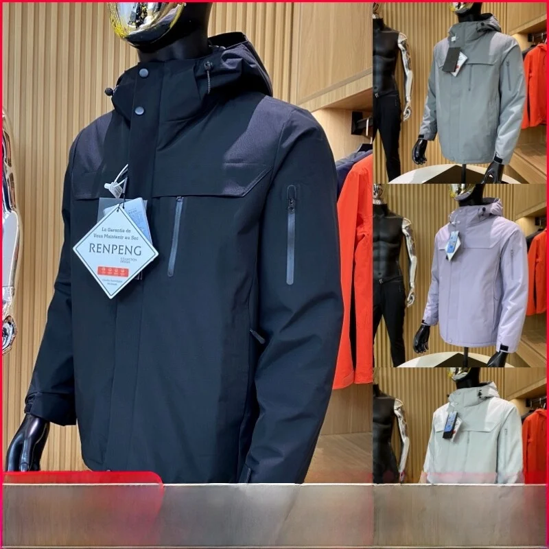

Мужская зимняя куртка Heavyweight Fleece: новая, самонагревающаяся, ветрозащитная, водонепроницаемая, хлопковая, с капюшоном, молодежный тренд, стандартный крой
