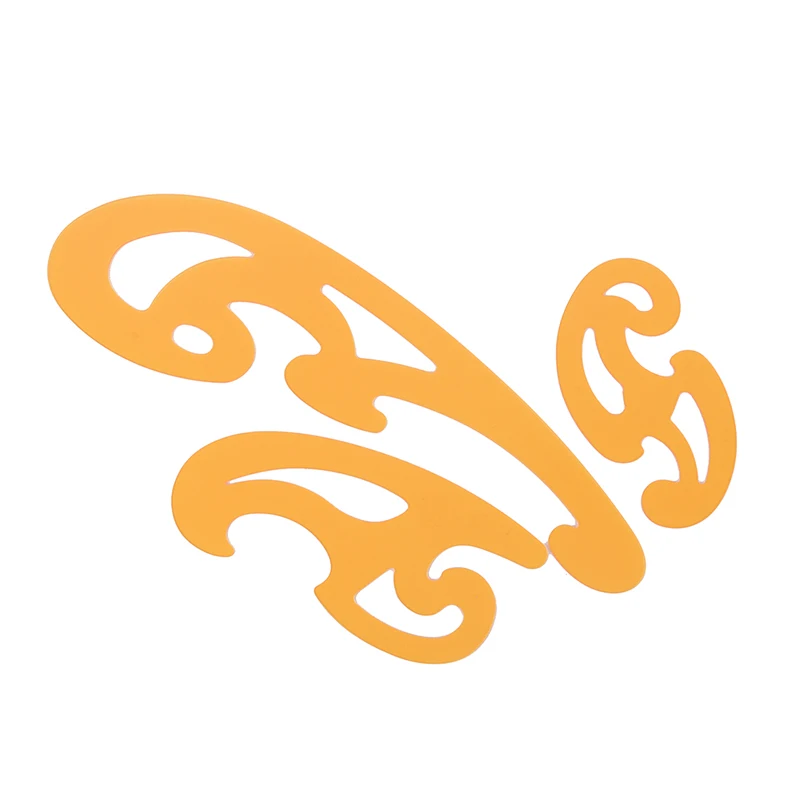 Comma Shape Measuring Tools Template Drawing Painting Craft Tool DIY Plastic Ruler French Curve Rule Gauges Tailor hot