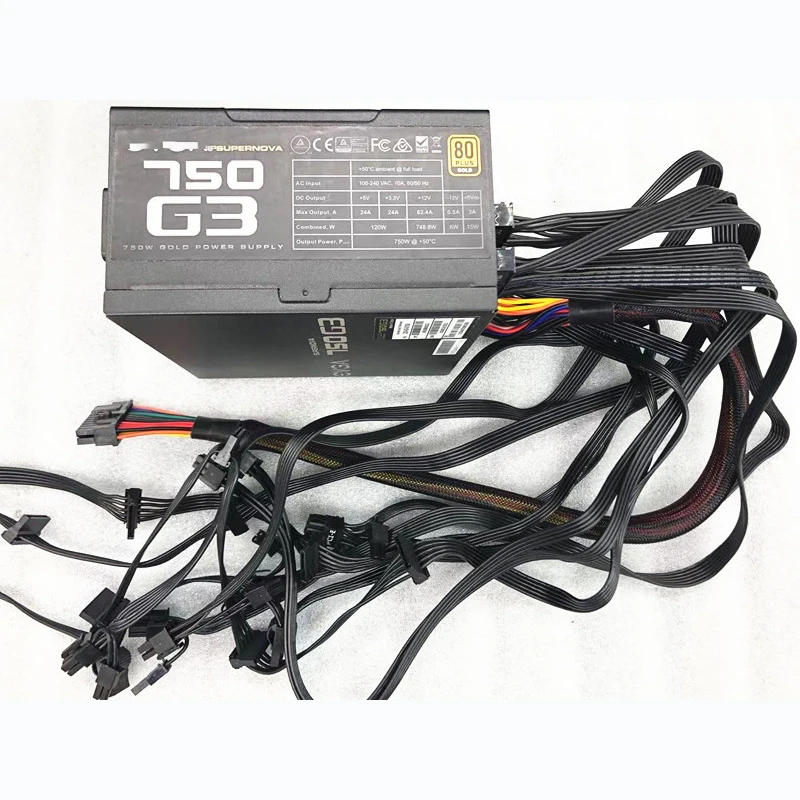 

Hot For Mining Power Supply for Evga750G3 750W Full Module 100% Test Before Shipment